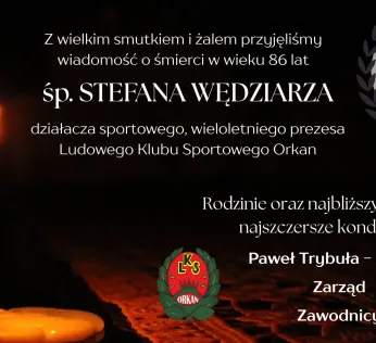 Zmarł Stefan Wędziarz