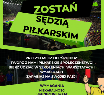 ZOSTAŃ SĘDZIĄ PIŁKARSKIM!