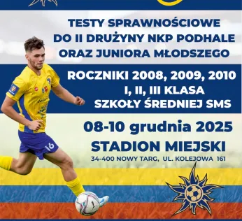 Nabór do II drużyny NKP Podhale oraz Juniora Młodszego!