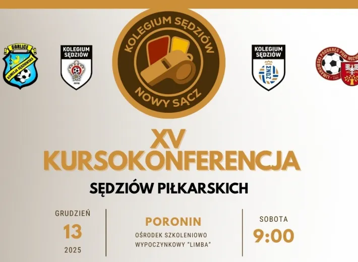 XV Kursokonferencja Sędziów Piłkarskich - Poronin 2025